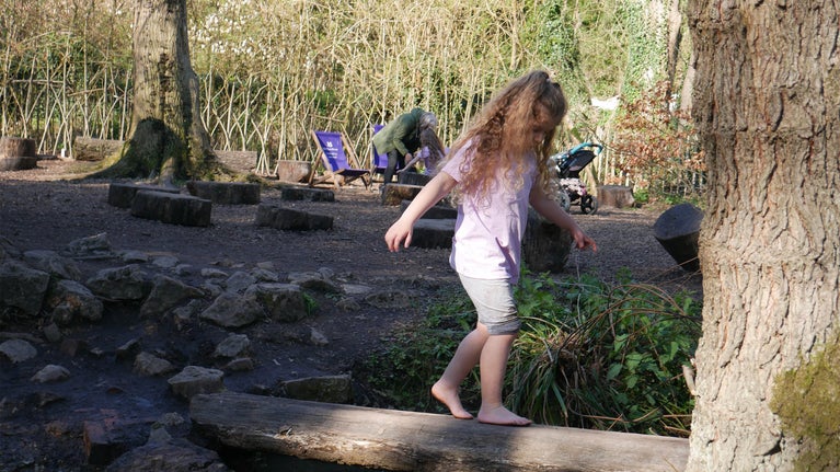 Natural Play area Ightham Mote